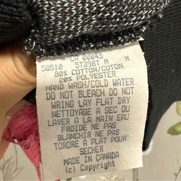 VTG Tundra Men's Blue/Black Geometric Sweater M - Picture 7 of 7